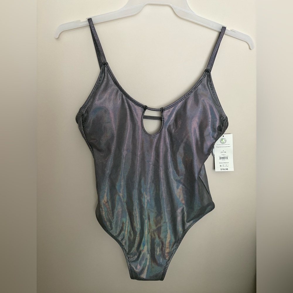No Boundaries Iridescent One Piece Swimsuit